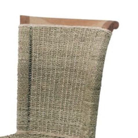Seagrass and Mahogany Dining Chair